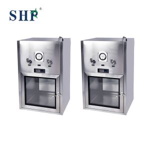 Electronic Dynamic Pass Box 600mm Pass Through Cleanroom Interlock Pass Box