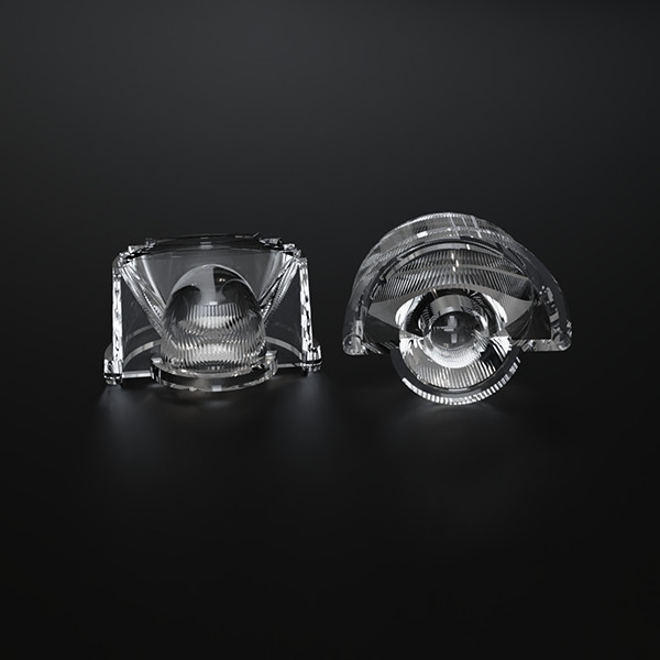 PC material Landscape Lignting Lens optimized for 3030 light sources offering consistent lighting distance of three to four meters