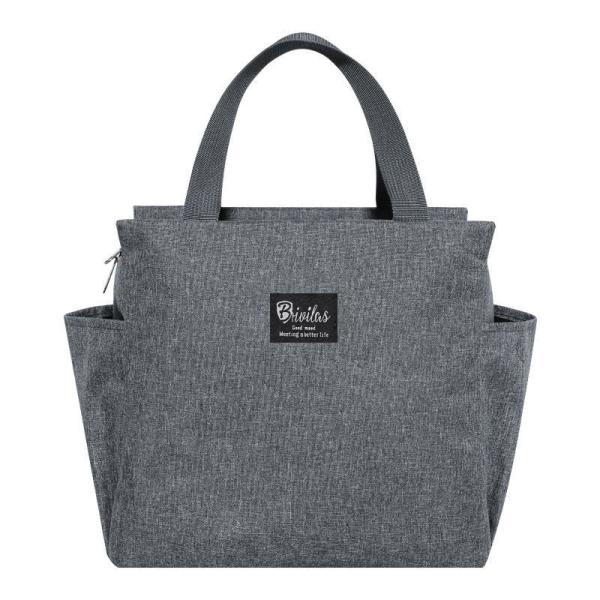 8cm×18cm×12cm Cross Shoulder Soft Insulated Lunch Bag For Everyday Activities