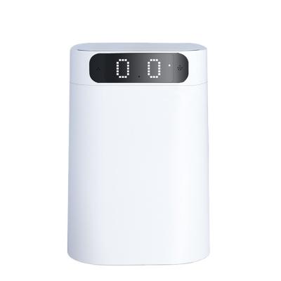 Touchless Smart Trash Can 17.5L White Color Rectangular Auto Self Packing Garbage Cans for Kitchen Motion Sensor Dustbin