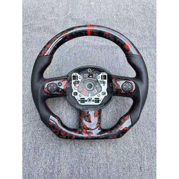 True Carbon Fiber Forged Racing Steering Wheel for BMW Mini Cooper R55/56/60 F55/56