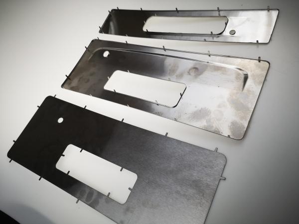 Custom Precision Stamped Metal Faceplates for Industrial Control Panels and Equipment
