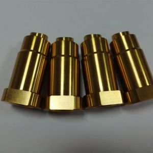 Copper Mold Core Insert for Thermos Bottle Cap with HRC58 Hardness and +/-0.003mm Accuracy in Customizable Sizes
