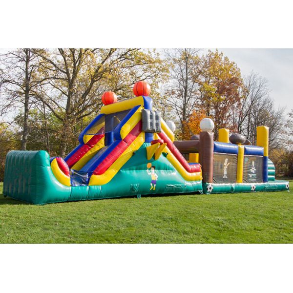 Гигантские раздувные полосы препятствий подгоняли гонки полосы препятствий Боунер для проката