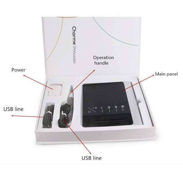 Машина макияжа цифров черного электрического касания экрана постоянная/косметический набор татуировки брови