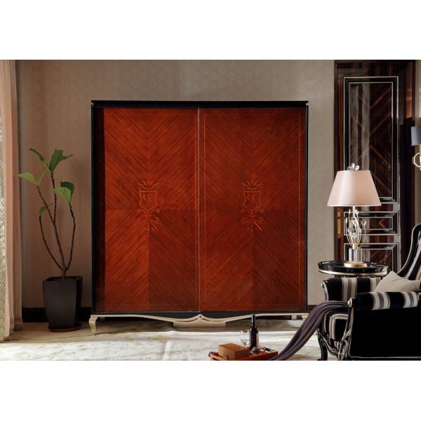 Custom made European design Long bench furniture by Fabric upholstered with Sliver painting legs