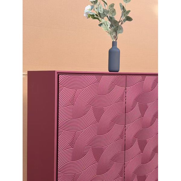 Decorative Embossed PVC Membrane Foil For High End Furniture Wrap REACH Compliant
