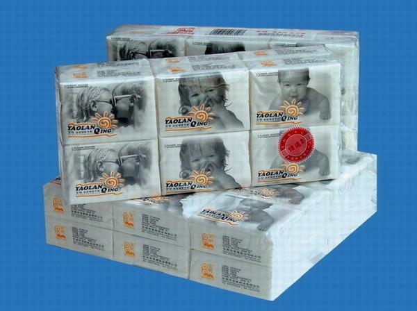 Personalized  printed packing pocket facial tissue , Eco Friendly Healthy Paper Handkerchief