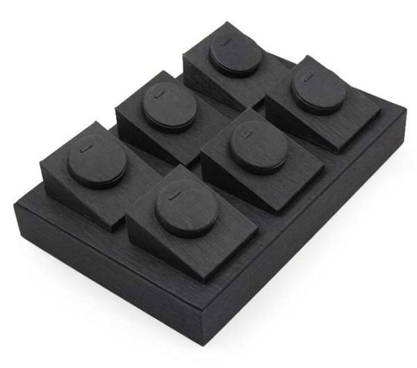 PU Leather Jewelry Storage Trays OEM For Bangle Rings Counter Displays