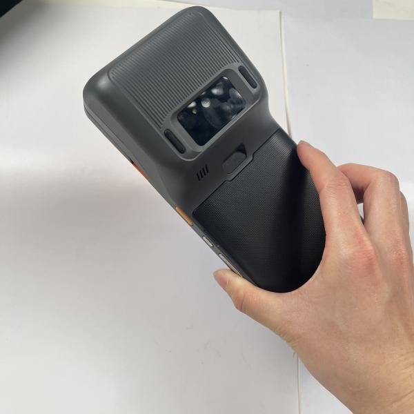 Android 12 Mobile POS Orange Android POS Terminal Speaker Enabled With Type C Card Slot