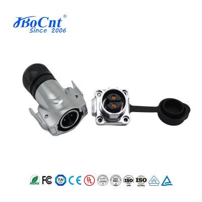 2 Pin Power Connector Waterproof Outdoor LED Light 10A Female Male Plug Socket