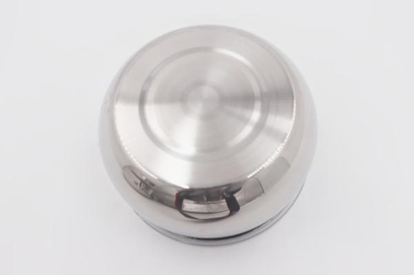 3 pcs Big size 16cm 18cm 20cm  round shape food preservation box stainless steel storage container set