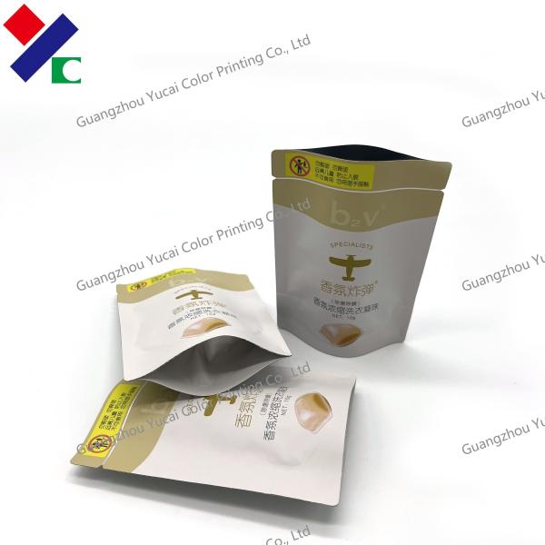 BRC Cosmetic Production Aluminum Foil Packaging Bag Stand Up Pouch