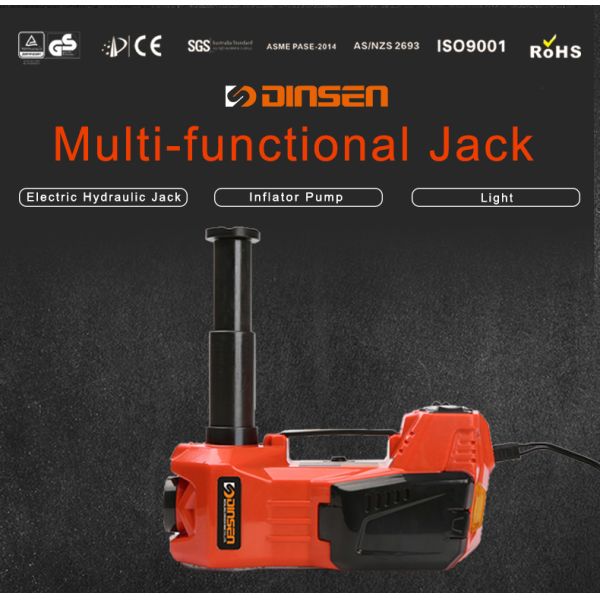 3 Ton 5 Ton Multifunctional Hydraulic Floor Jack With Air Compressor Black