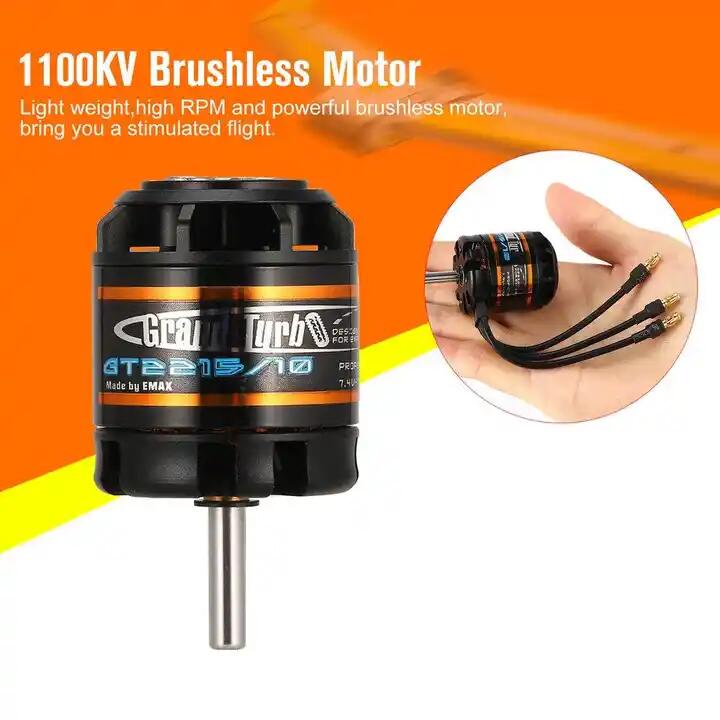 EMAX GT2215/09 Brushless Motor Airplane 905kv 1100 1180 Outrunner 4mm Shaft 2-3s 28.5 For RC Plnae FPV Racing Drone DIY