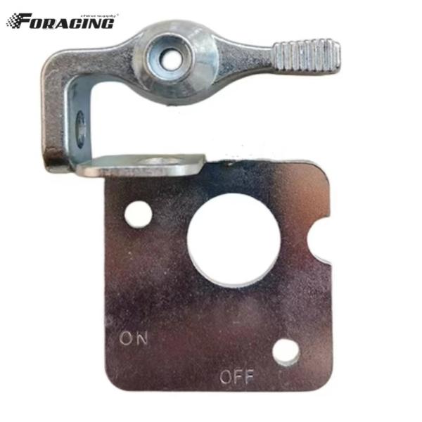 Universal Car A / C SWITCH Bateria Mestre Desconectar Switch Kit de alavanca de bloqueio vermelho e amarelo para corridas de desempenho de aço