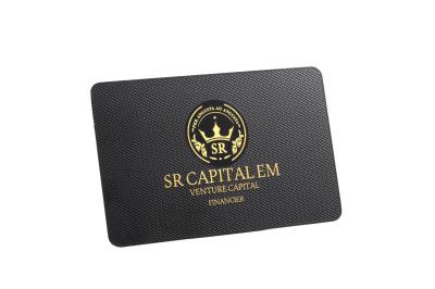 Credit Card Size Steel Brass Metal Black Card Laser Engrave Logo Screen Print