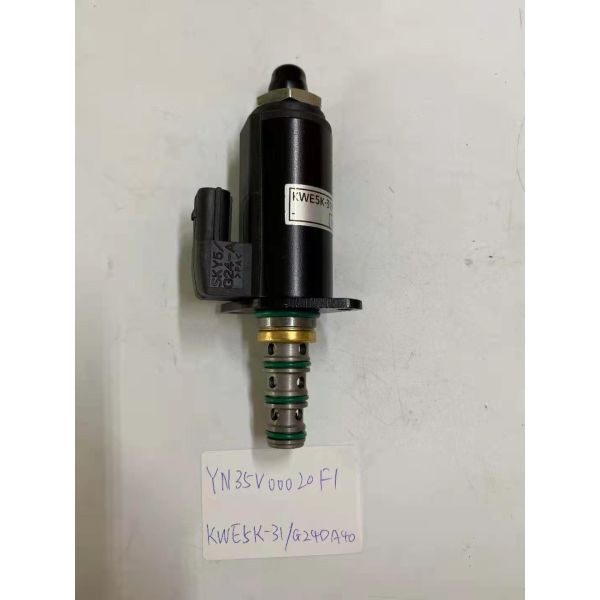 Válvula de solenoide de bloqueo de seguridad SK200-3 YN35V00020F1 KWE5K-31/G24DA40 Excavadora Apoyo OEM