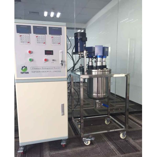 Ultrasonic Chemical Reactors Glass & Stainless Steel Reactor TOPTION