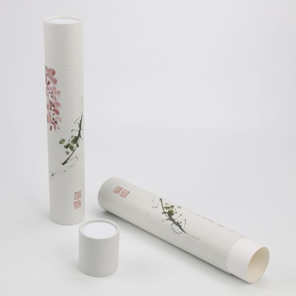 Kraft Paper Tube Packaging, пищевая картона, цилиндровый контейнер для чая