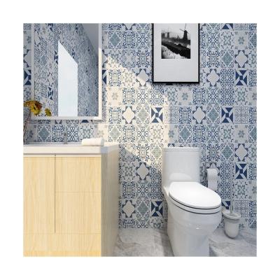 Tiles Design Vinyl Wallpaper Embossed Tile Wallpaper Bathroom Wall Paper 3D