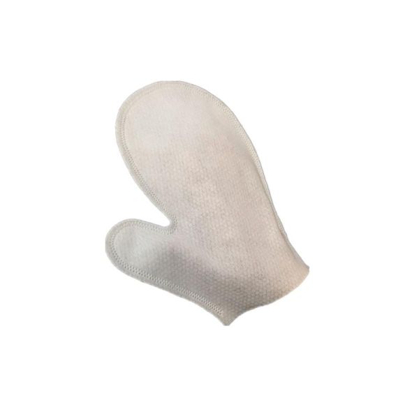 Factory price for the nonwoven waterproof soapy dry paper washing gloves for healthy cleaning