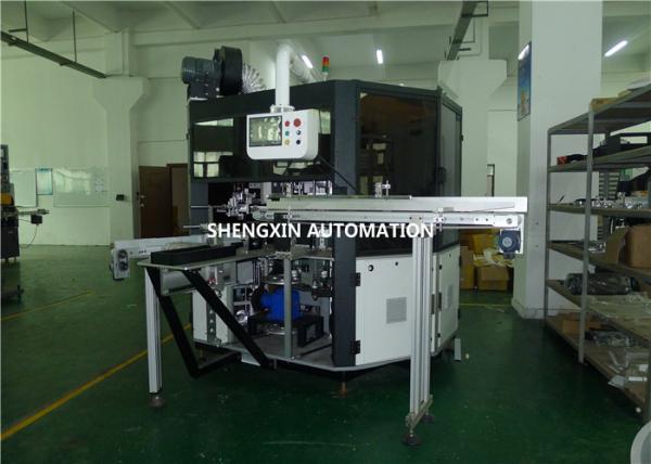 Rotary Cylindrical Automatic Flatbed Screen Printing Machine Touch Screen Controlled