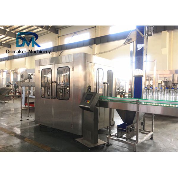 Automatic 1 Liter Pure Water Bottle Filling Machine PLC Control