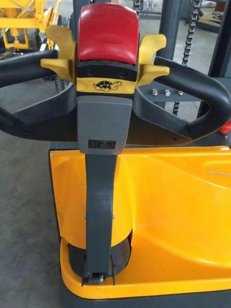 Double Mast Walkie Stacker Forklift 1000kg 2 Meter With Horizontal Or Vertical Wheels