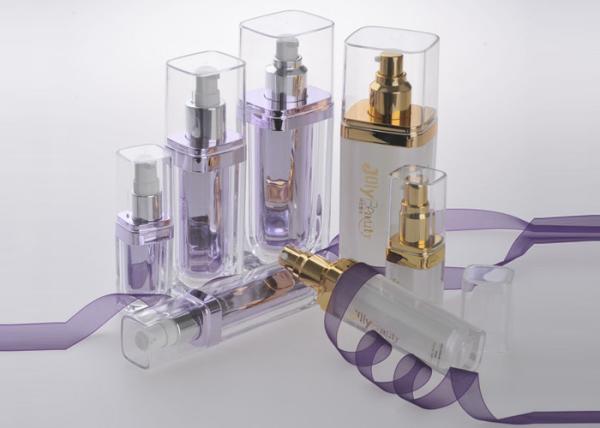 Transparent Shape Lid Empty Lotion Bottles / Body Lotion Bottle