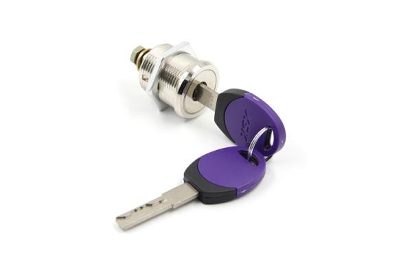 Brass Cylinder Disc Tumbler Cylinder Cam Lock Nickel Finish Two Keys
