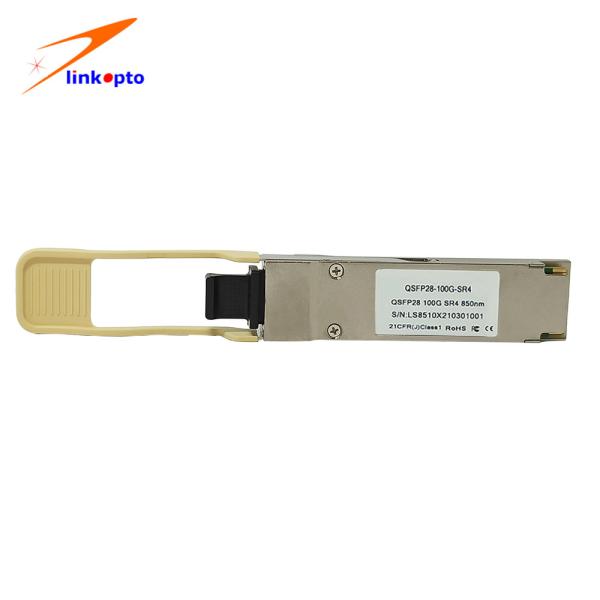 High Quality 850nm SR4 100G QSFP28  Module QSFP28 Optical Transceiver Manufacturer