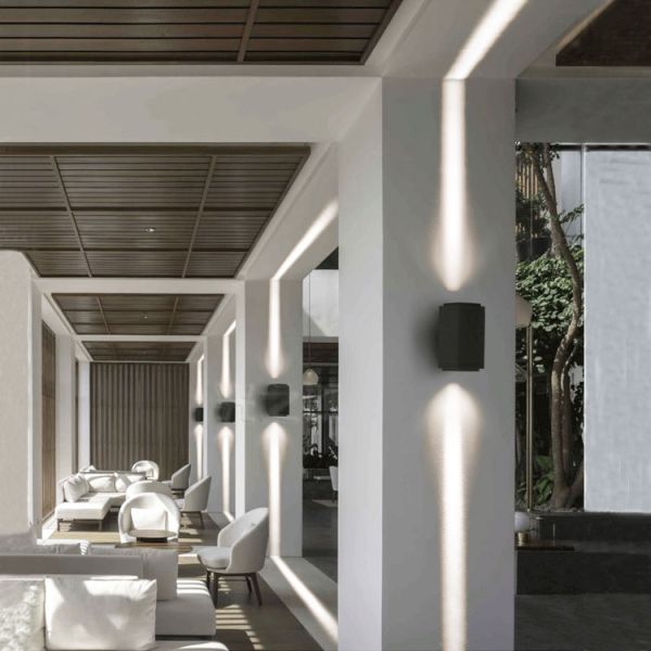 LED double-headed outdoor wall lightswaterproof corridor balcony creative staircase courtyard exterior wall corridor