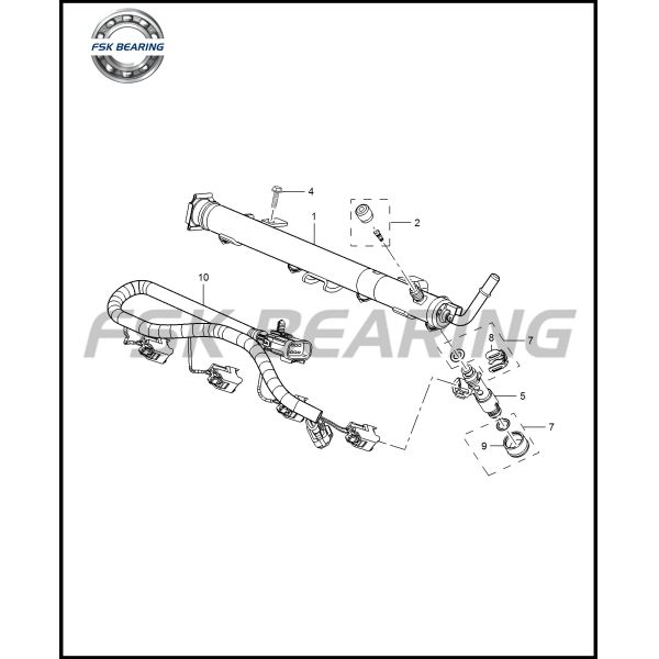12602543 12593738 for Regal LaCrosse Lu Zun GL8S Multi-Point Injector Sealing Rubber Ring