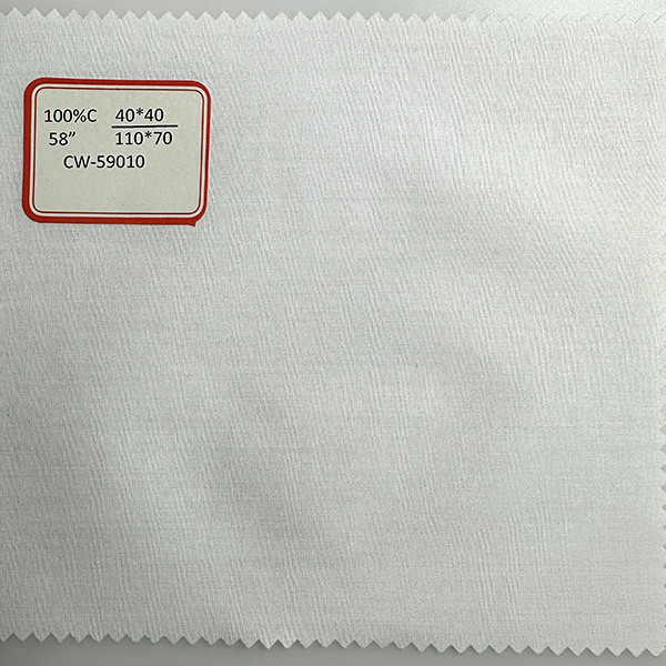 4040 11070 Bleached Cotton Fabric For Garment Home Textile And Bedding Needs