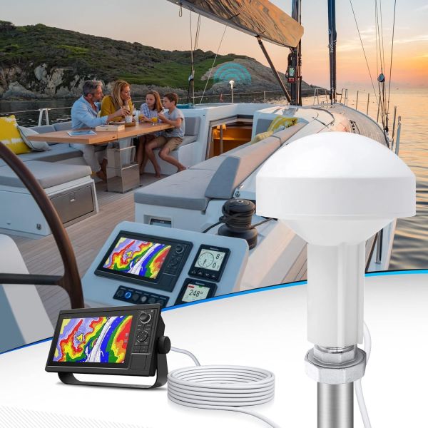 Mushroom Shape GPS MAP Antenna with 5 Meter Cable & TNC or BNC Connector Marine Positioning GNSS Antenna