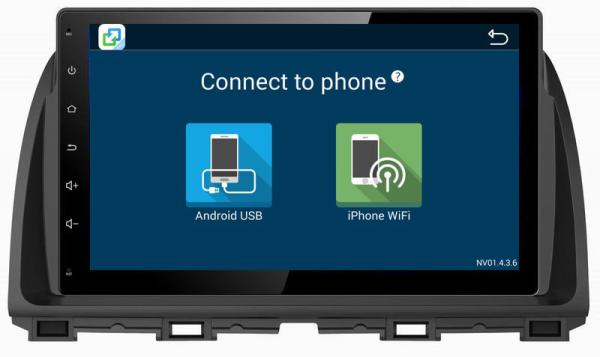 Ouchuangbo car radio stereo navigation android 8.1 for Mazda Atenza 2014 with 1RAM music bluetooth wifi usb aux