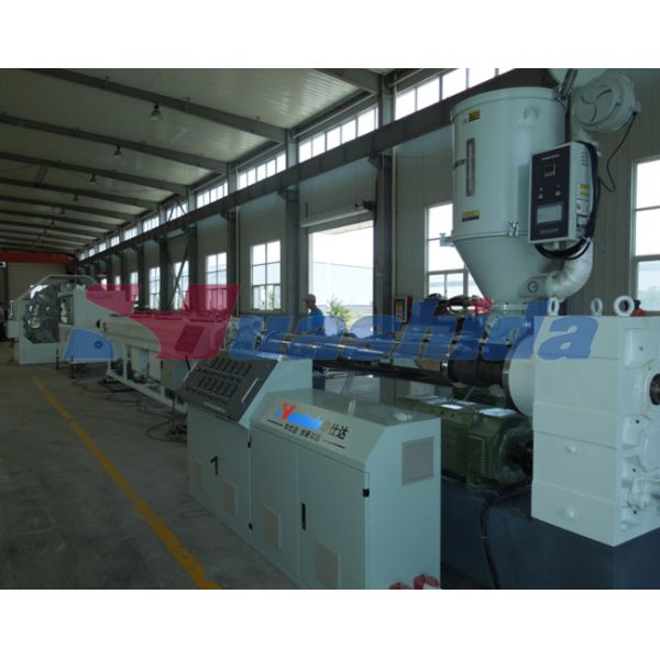 High Speed PEX/PE-RT Pre-insulated Corrugated Jacket Pipe Production Line