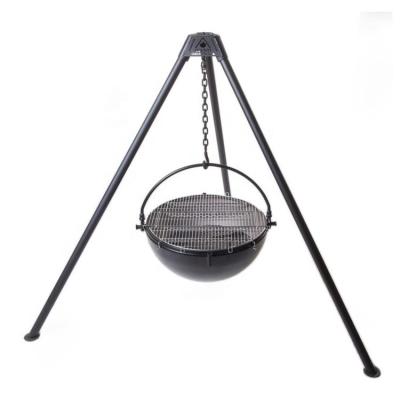 Fogo de aço de cozimento de acampamento exterior Pit Cauldron With Tripod Stand de Corten