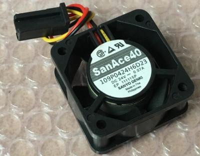 High Air Flow Computer Case Cooling Fans Ball / Sleeve Bearing 0.24A Rated Current