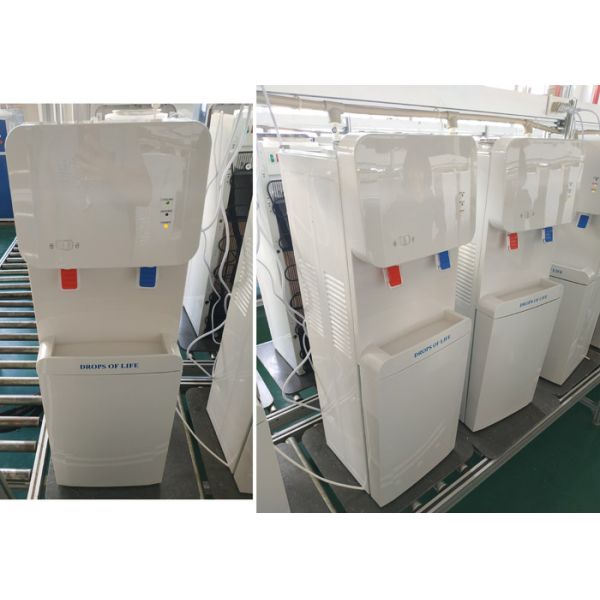 ABS Front Panel Domestic Top Load Water Cooler With Mini Fridge / Child Safety Lock