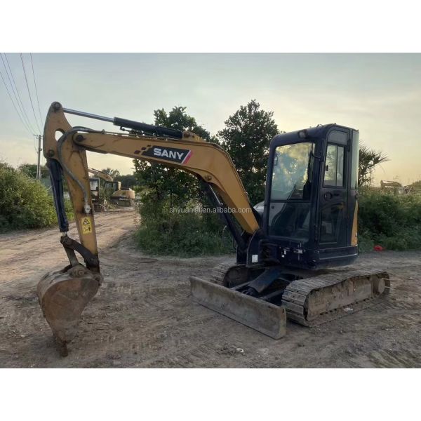 Pintura original utilizada SANY SY35U Excavadora pequeña con alta eficiencia de trabajo