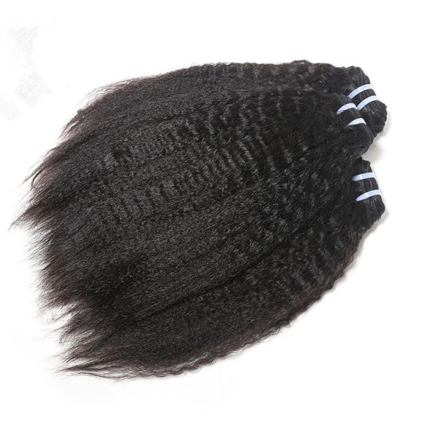 Extensiones malasias rectas rizadas sin procesar de BundlesHair del cabello humano de la Virgen