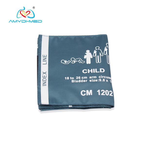 Nylon Paediatric Reusable NIBP Cuff 35Cm Tube Common Compatible With Bladder