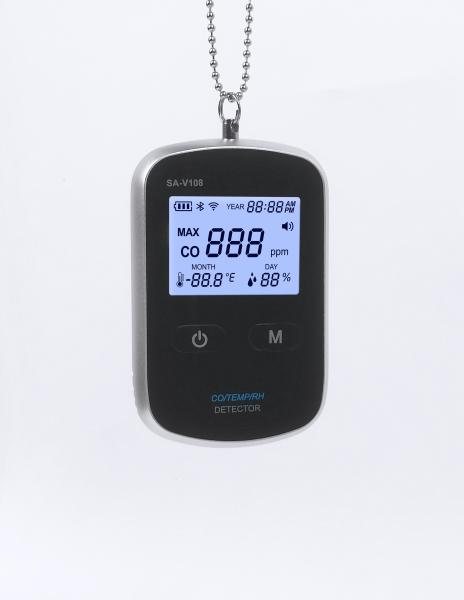 Lightweight Travel Handheld Carbon Dioxide Detector Alarm For RH CO Tracking