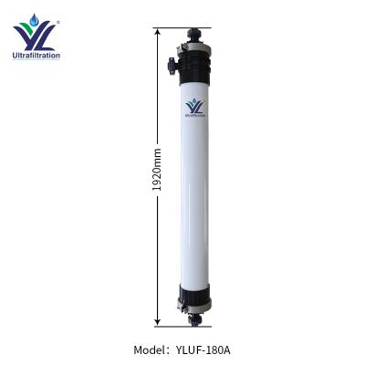 YLUF180 ZW1500 UF Membrane Filter Dia180mm Long1920mm Hollow Fiber Uf Membrane