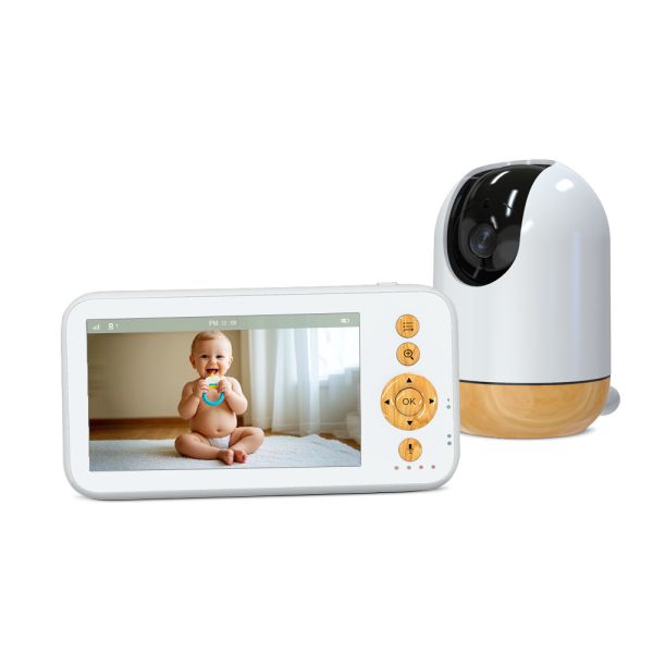 5.5 pulgadas 1080P Video Baby Monitor con Pan Tilt visión nocturna