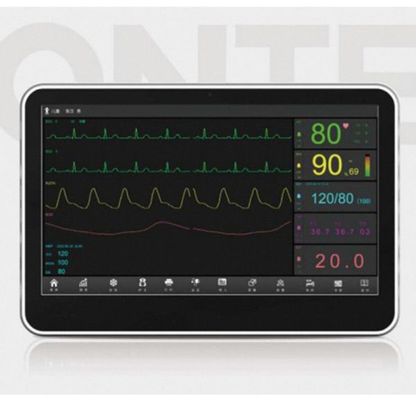 Portable 12.1-Inch Touch Screen Veterinary Patient Monitor Handheld Device for Cat and Dog Animals