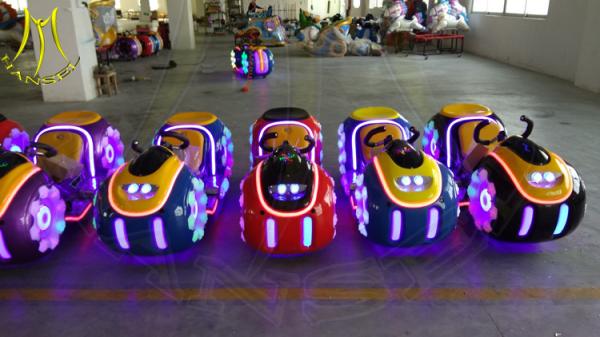 Hansel amusement park outdoor fiberglass battery powered motorbike