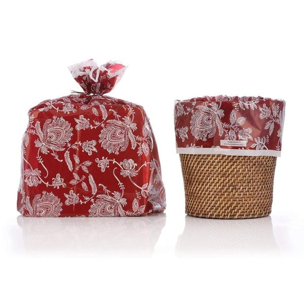 Sacos plásticos coloridos não tóxicos do papel de embrulho, sacos reusáveis do presente do Natal da extra grande